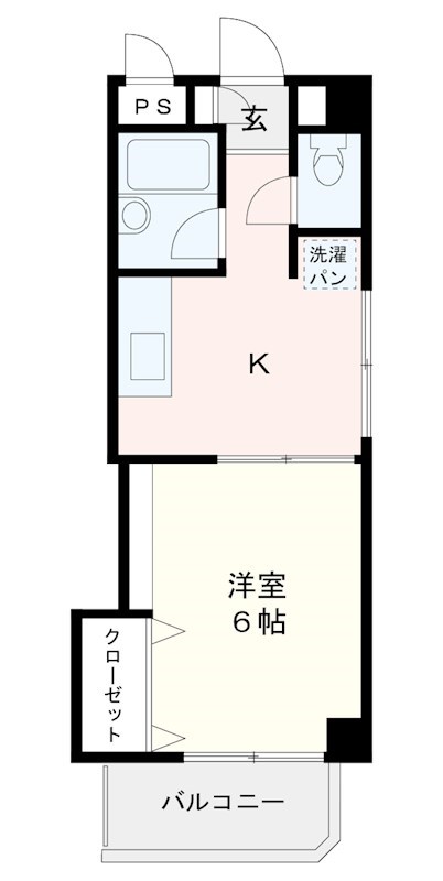 アーシャルハウス片江 間取り