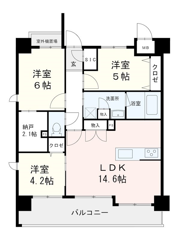 Siempre長丘 間取り