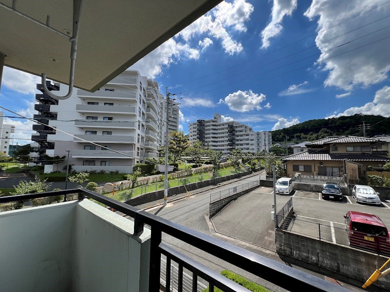 グランデージ柏原 ベランダ